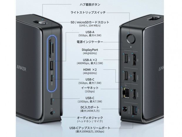 Anker Nano ドッキングステーション