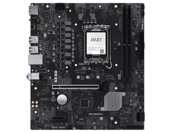 5G LAN搭載のIntel B860採用MicroATXマザーボード、MSI「PRO B860M-E」