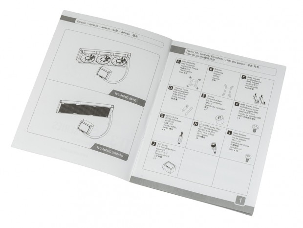 TF3-360SCB-BK付属品