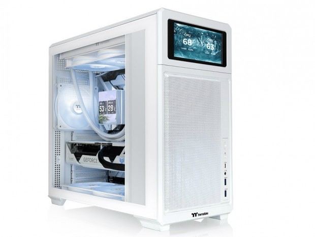 電源フロント配置のコンパクト・高拡張なミドルタワーPCケース、Thermaltake「TR300 TG」