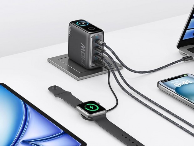 Anker Charger (140W, 4 Ports) with USB-C & USB-C ケーブル