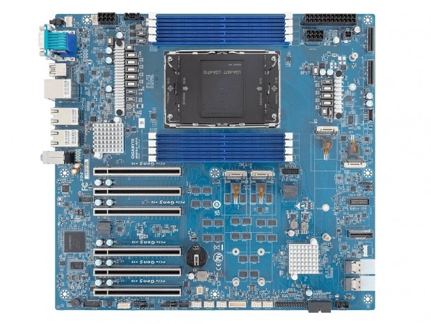 smac5'6  ライダーボード GIGABYTE、PCIe 5.0対応スロット×6構成のXeon 600対応WSマザーボード