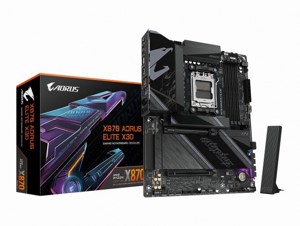 GIGABYTE、X3DシリーズCPUの性能を引き上げるAMD X870搭載マザーボード「X870 AORUS ELITE X3D」