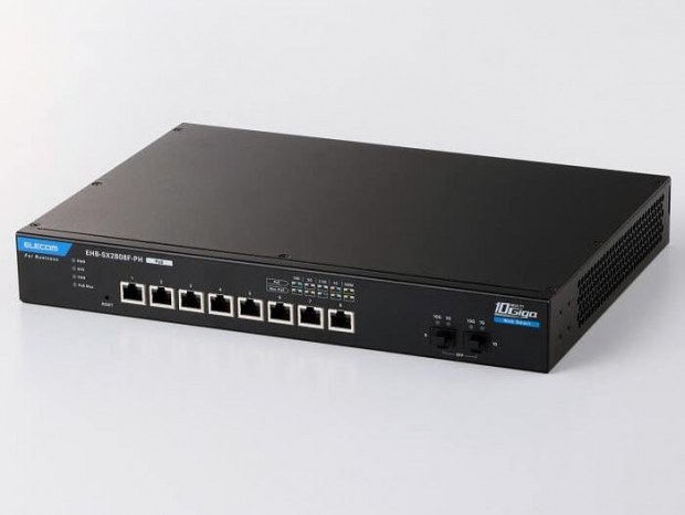 全ポート10ギガビット＆PoE++対応の8ポートWebスマートスイッチが