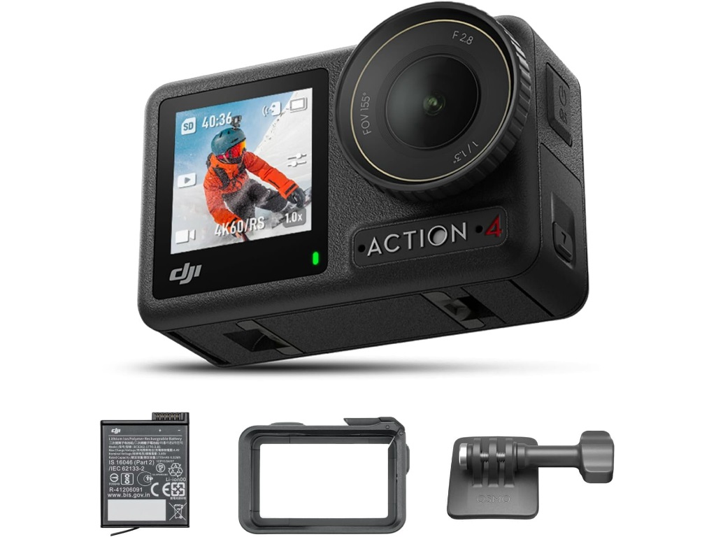 今日のお買い得) 暗所に強い4Kアクションカメラ、DJI「Osmo Action 4