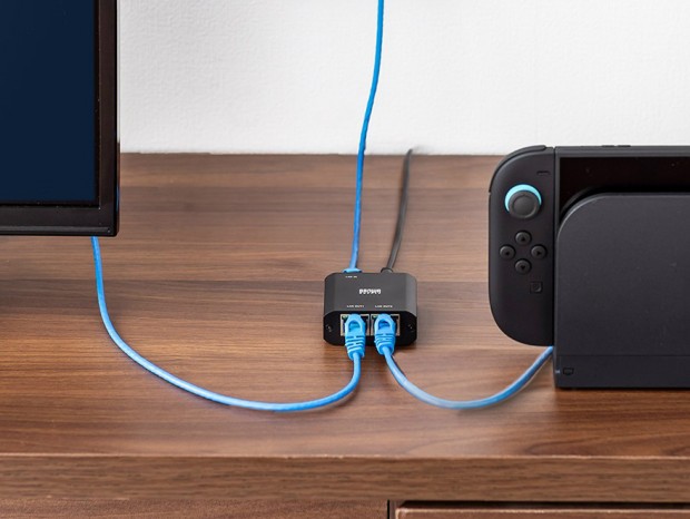LANポートを2分配できるUSB給電の超小型スイッチングハブがサンワダイレクトから