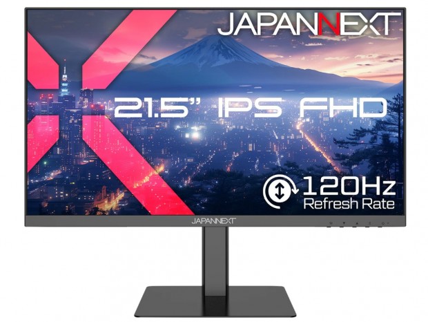 JAPANNEXT、多機能スタンドモデルと65W USB Type-C搭載モデルの21.5型フルHD液晶発売