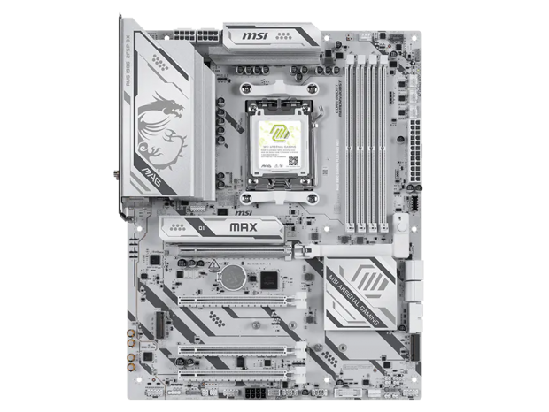 MSI、全身真っ白なAM5ゲーミングマザーボード「MAG B850 GAMING PLUS MAX WIFI」など3モデル