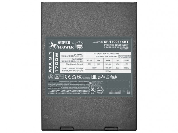 LEADEX TITANIUM 1700W ATX3.1