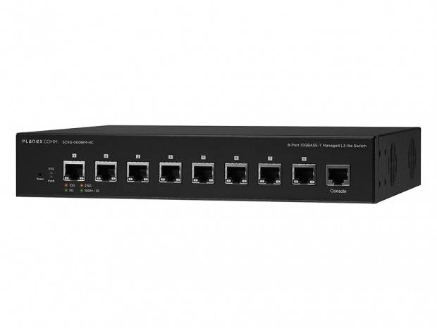 プラネックス、全ポート10GBASE-T対応のマネージドL3 Liteスイッチなど計5モデル
