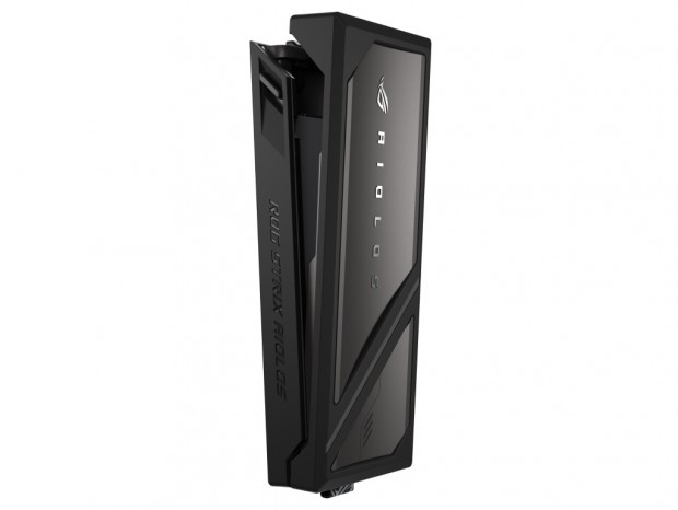 液体シリコンラバーコーティング採用のM.2 SSDケース、ASUS「ROG Strix Aiolos」