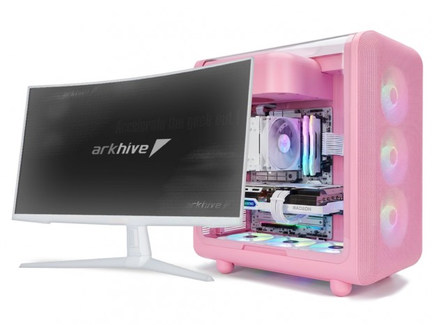 arkhive、モダンでPOPな曲面ガラス採用ゲーミングPCを2機種追加