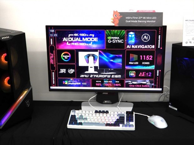 デザインも性能も妥協なし。MSIのデュアルモード搭載ディスプレイ「MPG