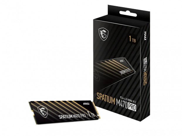 最大読込6,000MB/sのPCIe 4.0 SSD、MSI「SPATIUM M470 PRO 1TB」発売開始