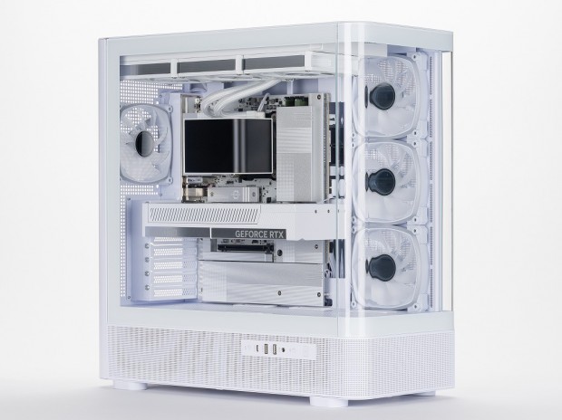 極まったケーブル隠しと曲面OLED水冷！最新トレンドを美しくカタチにしたPC、ストーム「流界2」検証