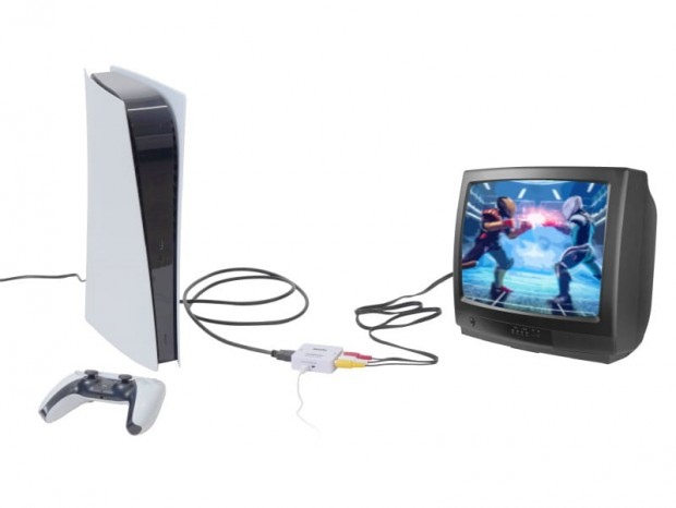 ブラウン管テレビで最新ゲーム機が動く。サンコー「HDMIをコンポジットへ変換するアダプタ」