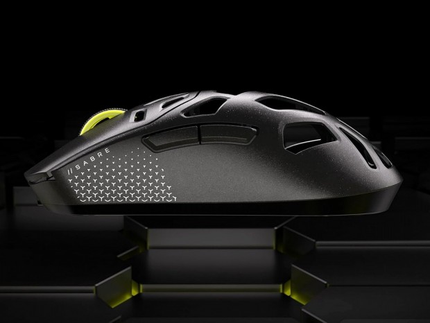 肉抜きマグネシウム合金シェル採用、CORSAIRの56g軽量ゲーミングマウス「SABRE v2 PRO ワイヤレスMG」