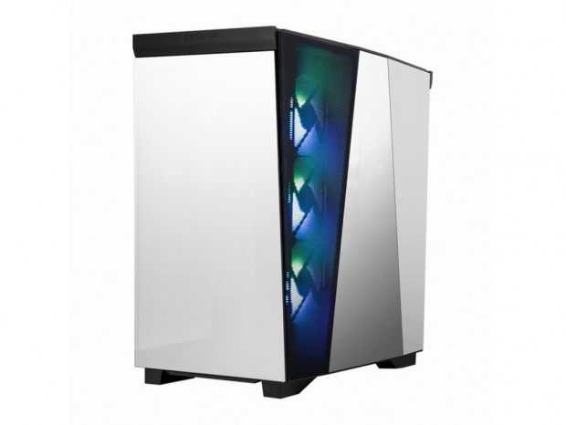 W字型ミラーガラスを採用するショーケース風ミドルタワー、In Win「W50」