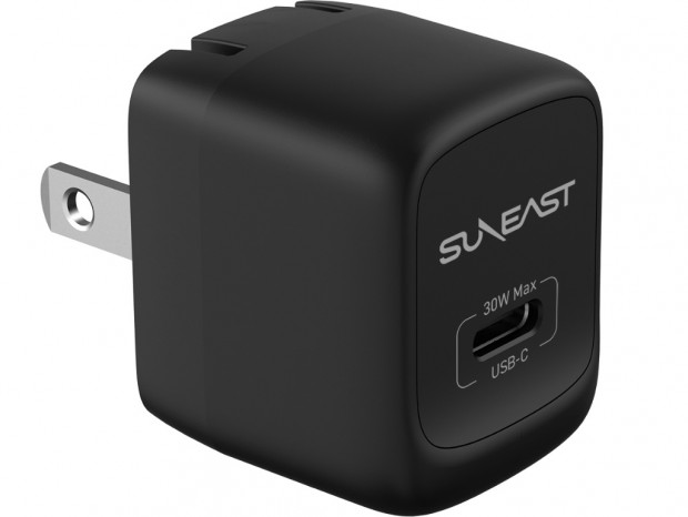 窒化ガリウム採用の超小型30W急速充電器がSUNEASTから発売