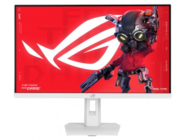 ホワイト色のデュアルモード対応27型4Kゲーミング液晶ディスプレイがASUSから