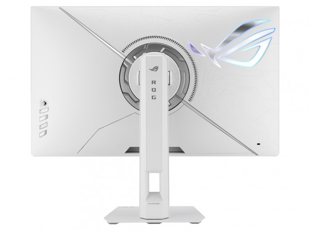 ホワイト色のデュアルモード対応27型4Kゲーミング液晶ディスプレイが