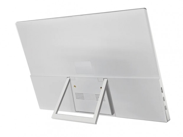 約700gのホワイト色15.6型モバイル液晶ディスプレイがJAPANNEXTから