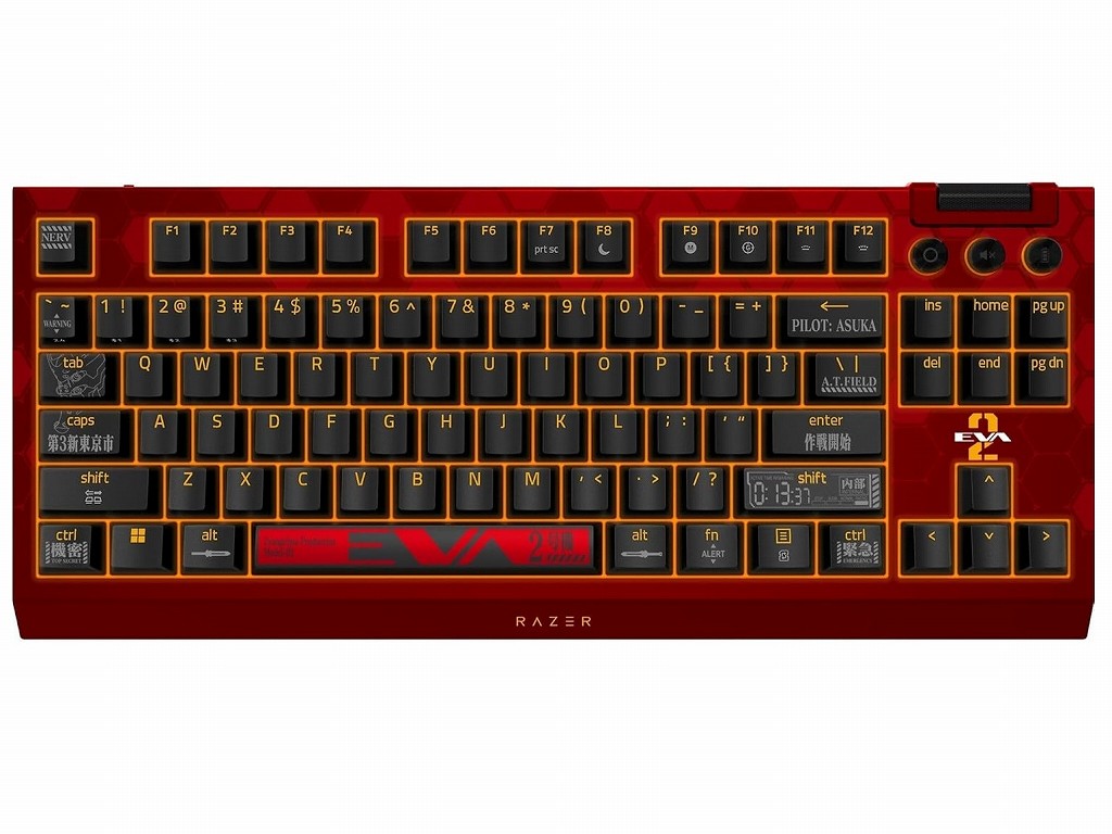 Razer、エヴァ2号機デザインのコラボデバイス「Razer | EVANGELION EVA