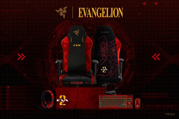 Razer、エヴァ2号機デザインのコラボデバイス「Razer | EVANGELION EVA