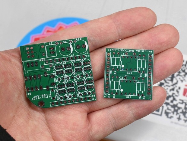 ミント缶バランスアンプ マザーボード