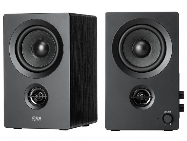 温かみのある木製で最大50W。Bluetooth＆有線両対応の2.WAYスピーカー