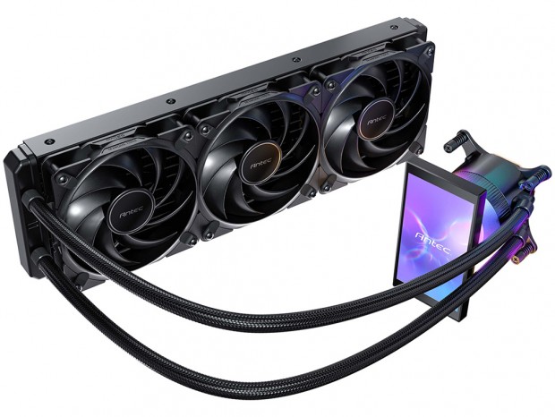 360°回転対応の5インチ液晶を搭載、Antecの新型水冷「Vortex View 360」発売