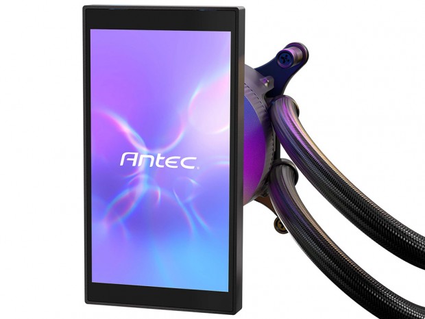 360°回転対応の5インチ液晶を搭載、Antecの新型水冷「Vortex View 360」発売