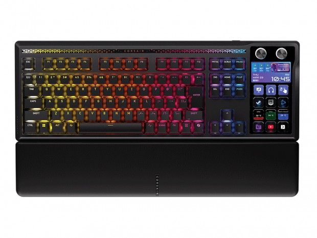 Stream Deck機能を統合。CORSAIRのハイエンドキーボード「GALLEON 100 SD」3月下旬発売