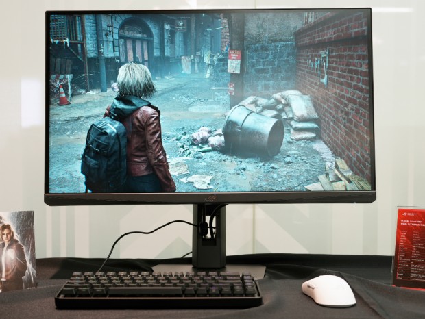 (メディア向け内覧会) ASUS、5K/180HzとWQHD/330Hz対応のデュアルモードモデルなど新型ディスプレイを披露