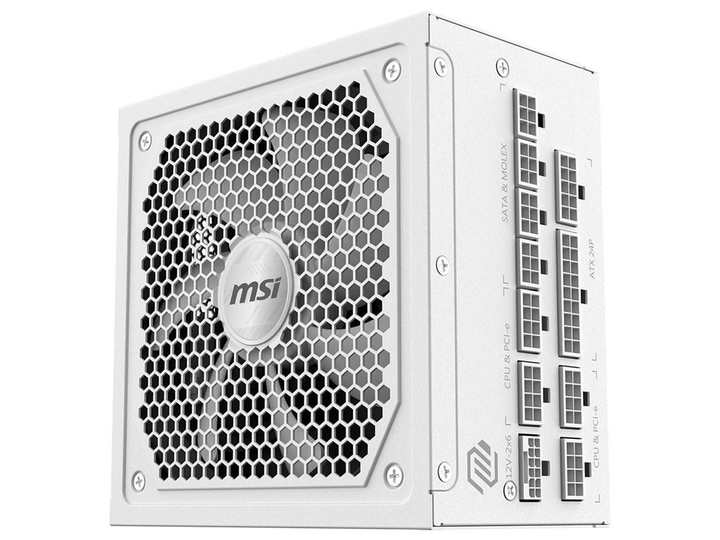 MSI、ホワイトPC構築に最適なATX 3.1対応の1,000W電源「MAG A1000GL
