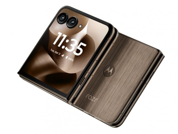 木材採用の折りたたみスマホ「motorola razr 60 ultra PANTONE Mountain Trail」発売