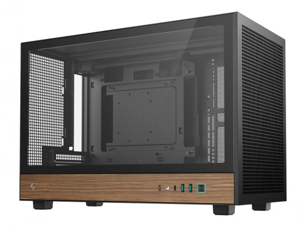 木目調パネルを採用する、DeepCoolのコンパクトMicroATXケース「CH260 WOOD」13日発売