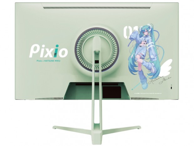 Pixio、初音ミクとコラボレーションしたゲーミングディスプレイの予約受付を開始