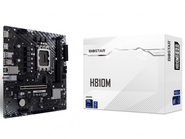 BIOSTAR、LGA1851対応のIntel H810採用エントリーMicroATXマザーボード「H810MT-E 2.0」