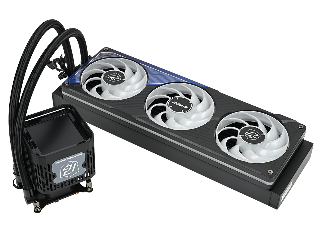 ASRock初のAIO水冷が登場。300W級CPUも冷却する「Phantom Gaming 360