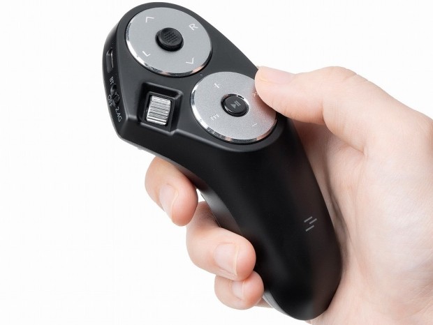 サンワダイレクト、ラクラク空中操作のハンディマウスに改良版