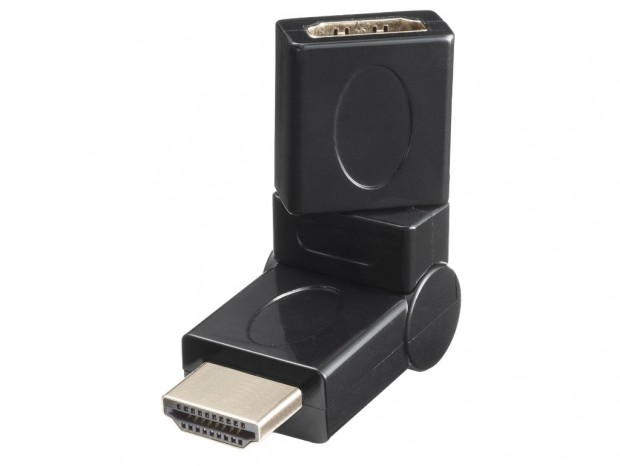配線の「逃げ道」を自由自在に。サンワ、縦90°＋横回転に対応するHDMI変換アダプタ発売