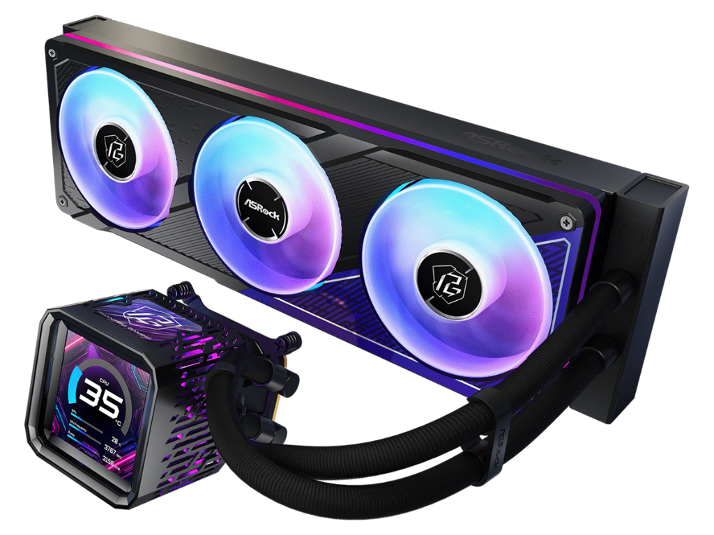 ASRock初のAIO水冷ユニット「Phantom Gaming 360 LCD」など計3モデルが