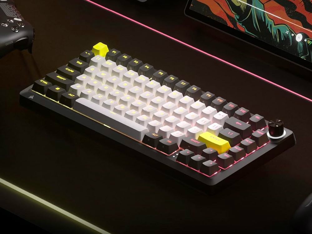 CORSAIR、磁気スイッチと8,000Hzポーリング対応の75％ゲーミング