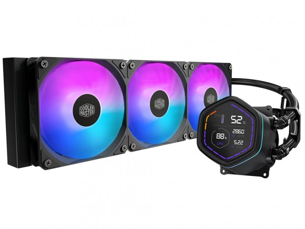 デュアルチャンバーポンプ採用のAIO水冷、Cooler Maste「ML Core Nex Digital」