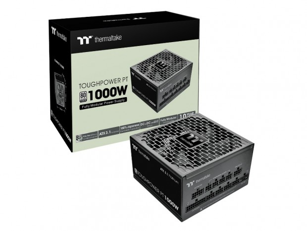 容量1,200Wで奥行き140mmのPLATINUM電源、Thermaltake「TOUGHPOWER PT」20日発売