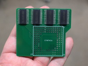 X68030用スプライトRAM倍化実験基板