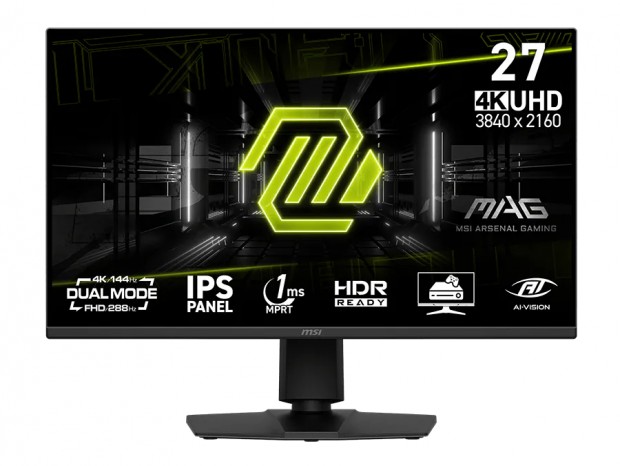 4K/144HzとフルHD/288Hz対応で5万円切り。MSIのゲーミング液晶「MAG 275UPD E14」19日発売