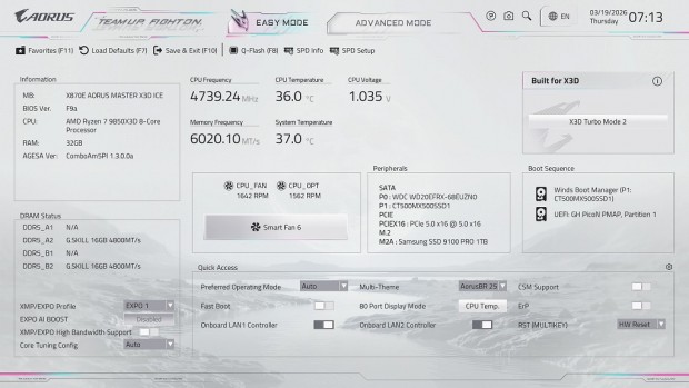 X870E AORUS MASTER X3D ICE