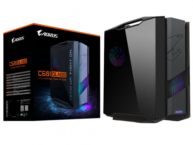 両サイドスイングドア強化ガラス採用の最上位PCケース、GIGABYTE「AORUS C601 GLASS」